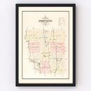 Vintage Map of Andrew County, Missouri 1909