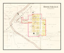 Vintage Map of Rosendale, Missouri 1909