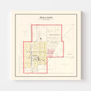 Vintage Map of Bolckow, Missouri 1909