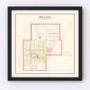 Vintage Map of Bolckow, Missouri 1909