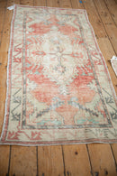 2.5x5 Vintage Distressed Oushak Rug Runner
