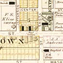 Vintage Map of Cosby, Missouri 1909