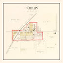 Vintage Map of Cosby, Missouri 1909