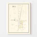 Vintage Map of Rea, Missouri 1909