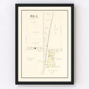 Vintage Map of Rea, Missouri 1909