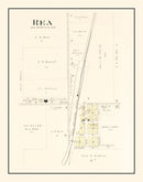 Vintage Map of Rea, Missouri 1909