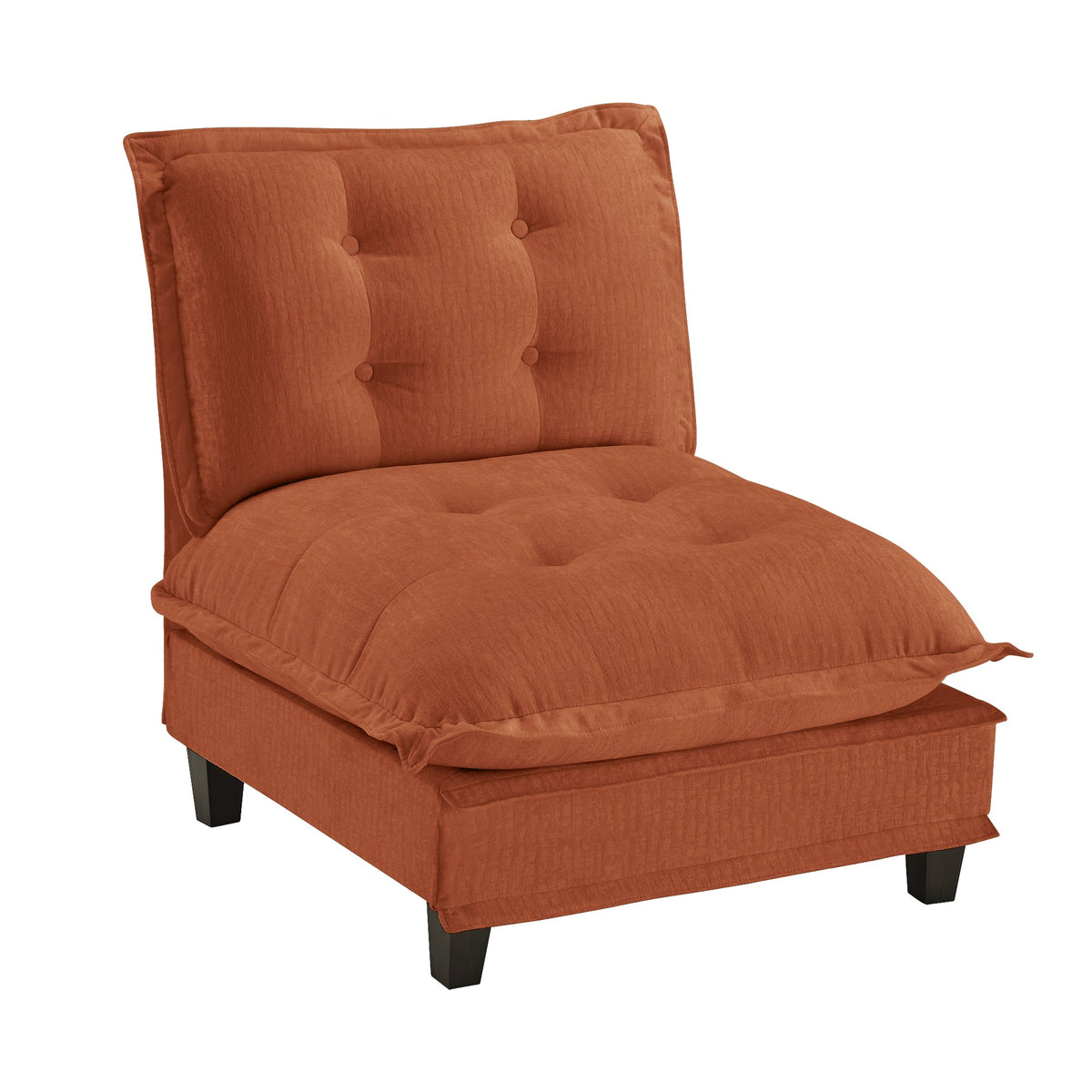 73 Armless Sofa Chenille, photo 3 of 10