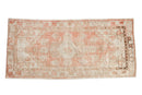 2.5x5.5 Vintage Distressed Oushak Rug Runner