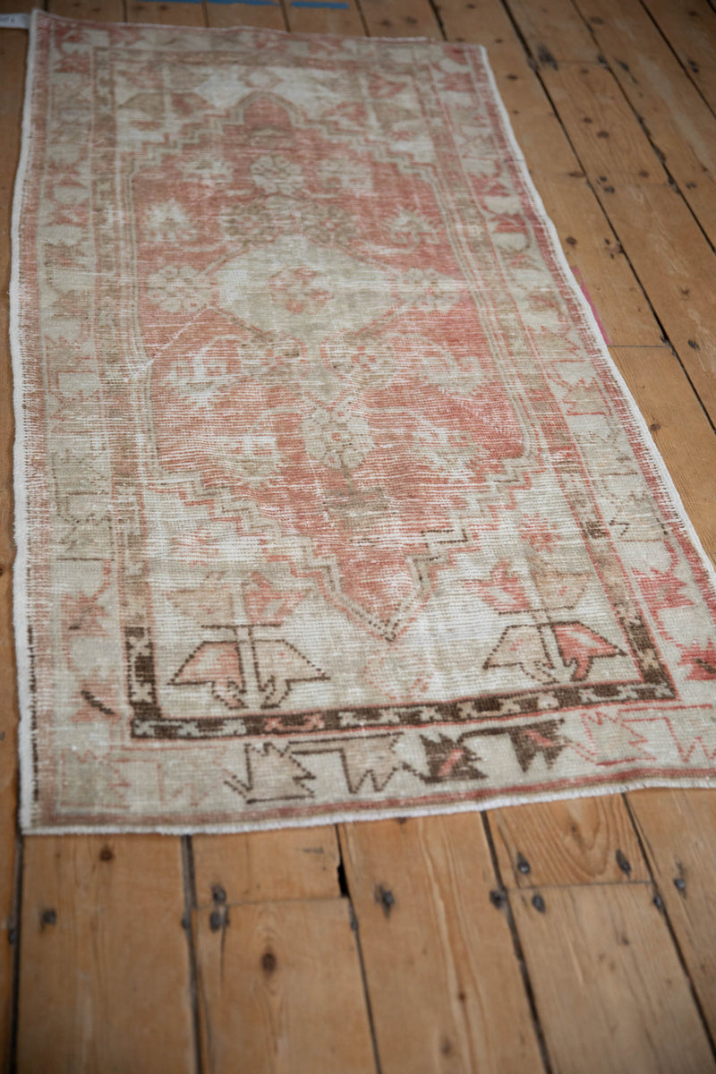 2.5x5.5 Vintage Distressed Oushak Rug Runner, photo 5 of 10
