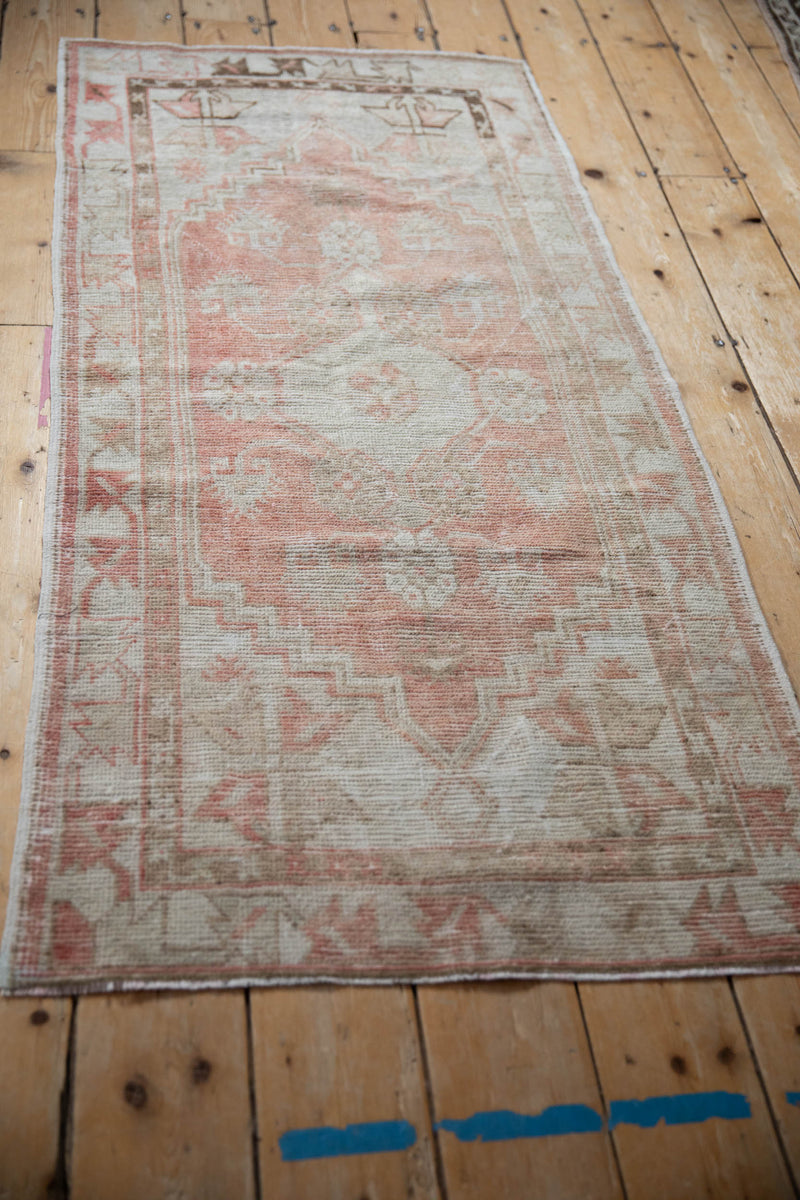 2.5x5.5 Vintage Distressed Oushak Rug Runner, photo 7 of 10