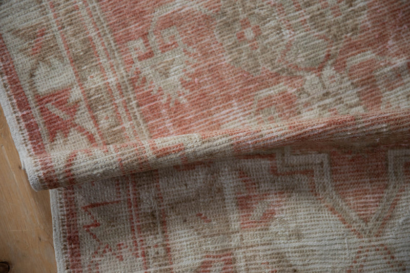 2.5x5.5 Vintage Distressed Oushak Rug Runner, photo 9 of 10