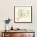 Vintage Map of New Haven, Connecticut 1911