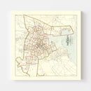 Vintage Map of New Haven, Connecticut 1911