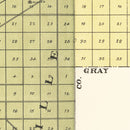 Vintage Map of Finney County, Kansas 1911