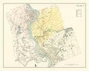 Vintage Map of Hampden County, Massachusetts 1912