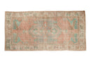 2.5x5.5 Vintage Distressed Oushak Rug Runner