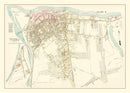 Vintage Map of Chicopee Center, Massachusetts 1912