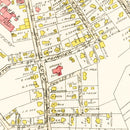 Vintage Map of Chicopee Falls, Massachusetts 1912