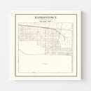 Vintage Map of Bairdstown, Ohio 1912