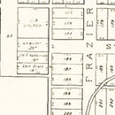 Vintage Map of Bairdstown, Ohio 1912