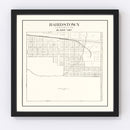 Vintage Map of Bairdstown, Ohio 1912