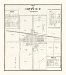 Vintage Map of Hoytville, Ohio 1912