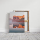 Desert Cliffs Reflected in Morning Mist