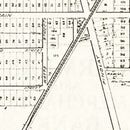 Vintage Map of Haskins, Ohio 1912