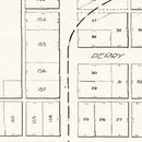 Vintage Map of Custar, Ohio 1912