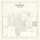 Vintage Map of Bradner, Ohio 1912