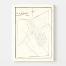 Vintage Map of West Millgrove, Ohio 1912