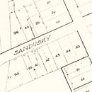 Vintage Map of West Millgrove, Ohio 1912