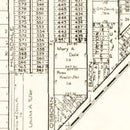 Vintage Map of Rossford, Ohio 1912