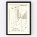 Vintage Map of Rossford, Ohio 1912