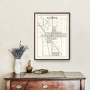 Vintage Map of Walbridge, Ohio 1912