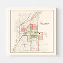 Vintage Map of New Paris, Ohio 1912
