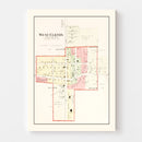 Vintage Map of West Elkton, Ohio 1912