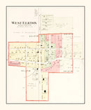 Vintage Map of West Elkton, Ohio 1912