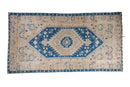 3.5x7 Vintage Distressed Oushak Rug Runner