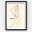 Vintage Map of Fair Haven, Ohio 1912