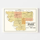 Vintage Map of Kiowa County, Oklahoma 1913