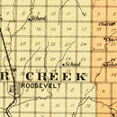 Vintage Map of Kiowa County, Oklahoma 1913