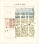 Vintage Map of Mountain View, Oklahoma 1913