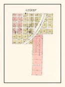 Vintage Map of Lugert, Oklahoma 1913