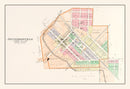 Vintage Map of Jeffersonville, Ohio 1913