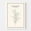 Vintage Map of Buena Vista, Ohio 1913