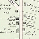 Vintage Map of Buena Vista, Ohio 1913