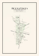 Vintage Map of Buena Vista, Ohio 1913