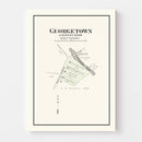Vintage Map of Georgetown, Ohio 1913