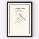 Vintage Map of Georgetown, Ohio 1913